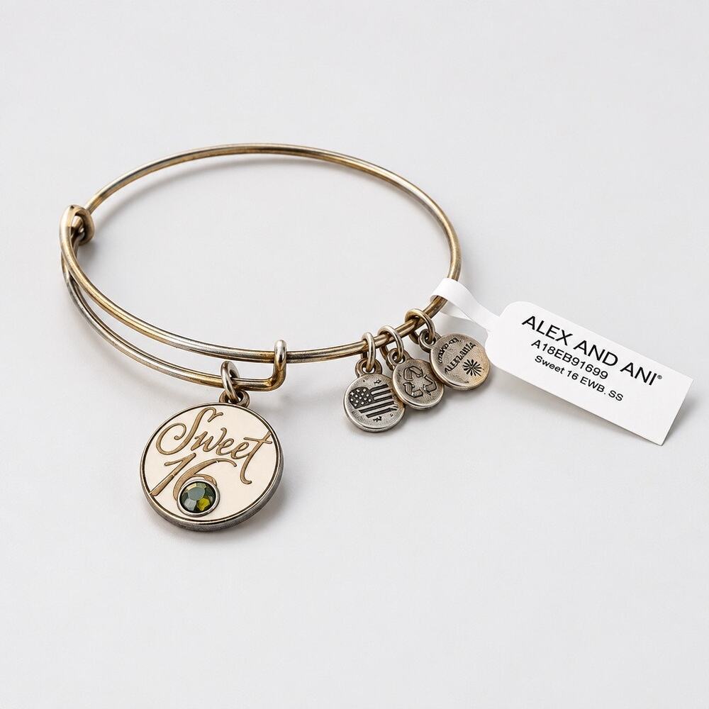 Alex and Ani Sweet 16 Charm Bangle
